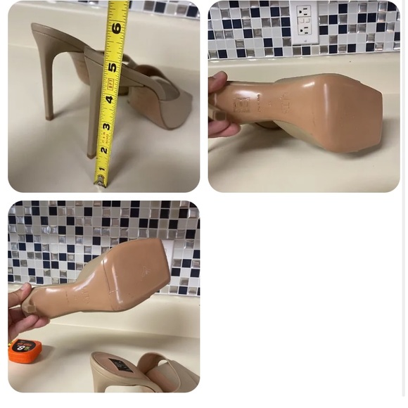 LITA BY CIARA house of LR&C square toe sandal in sand size 42 new - Picture 4 of 4
